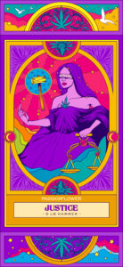 Passion Flower "Justice" Tarot
