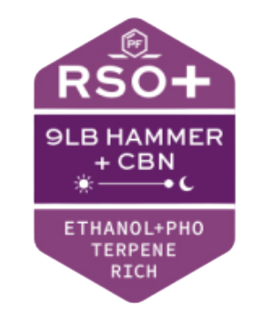 9lb hammer, RSO, cannabinoid CBN, rick simpson oil, full extract cannabis oil