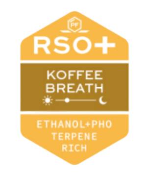 Koffee Breath, RSO, cannabinoid oil, rick simpson oil, full extract cannabis oil